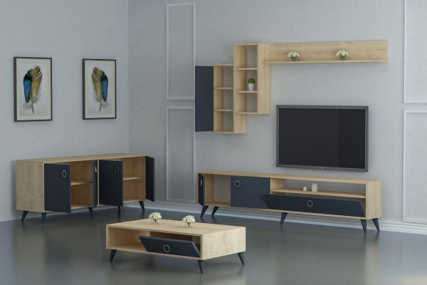 Ariana Living Room Set - TV Stand & Entertainment Center, Sideboard and Coffee Table