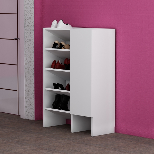 Labisa Shoes Storage Cabinet Shelf - White