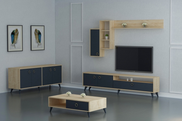 Ariana Living Room Set - TV Stand & Entertainment Center, Sideboard and Coffee Table