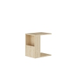 Charles Side End Table with Storage Shelf - Oak