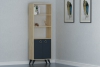 Ariana Bookcase with Cabinets and Shelves - Oak & Anthracite