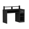 Milanos Computer Desk with Drawer and Shelves - Anthracite