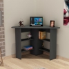 Gredos Computer Desk with Shelves - Anthracite