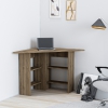 Gredos Computer Desk with Shelves - Walnut