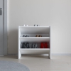 Elarco 2 Tier Shoe Storage Shelf - White