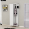 Stipa Hallway Coat Rack with Cabinet - White