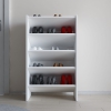 Elarco 4 Tier Shoe Storage Shelf - White