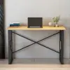 Nevada Computer Desk - Oak & Black