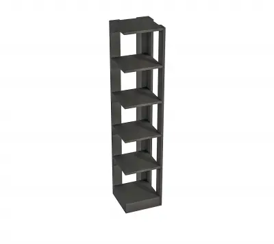 Beech Corner Bookcase - Anthracite