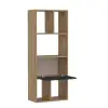 Pelika Bookcase - Oak & Anthracite