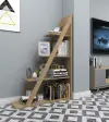 Amando Ladder Bookcase - Oak