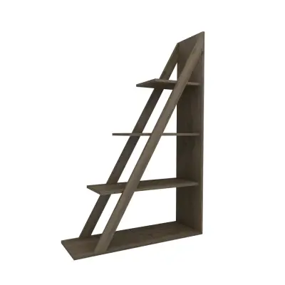 Amando Ladder Bookcase - Walnut