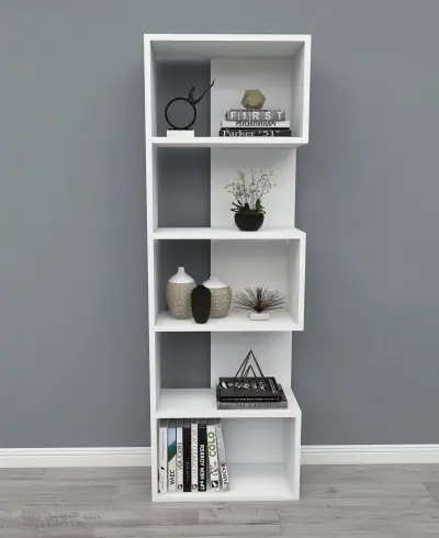 Zella Bookcase - All White