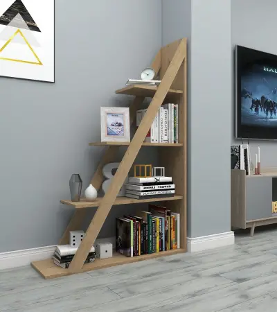 Amando Ladder Bookcase - Oak