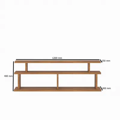 Vincent Wood TV Stand and Media Console - Oak