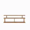 Vincent Wood TV Stand and Media Console - Oak