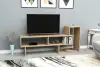 Gambia TV Stand with Shelves - Oak