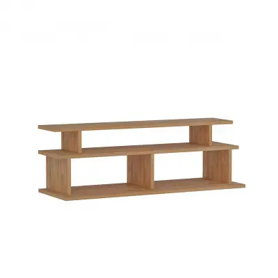 Vincent Wood TV Stand and Media Console - Natural