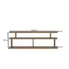 Vincent Wood TV Stand and Media Console - Walnut