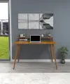 Zephyr Solid Wood Computer Desk - Oak