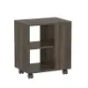 Tulipa Side Table with Shelves - Walnut