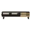 Mosso TV Stand and Media Console - Black & Oak