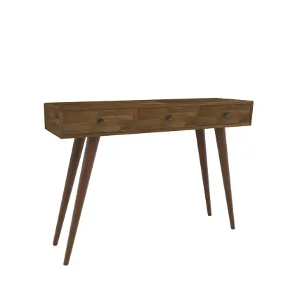 Aurelia Solid Wood Dresuar Console Table - Walnut