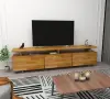 Magnus Solid Wood TV Stand and Media Console - Oak