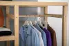 Randa 35 Solid Wood Open Wardrobe