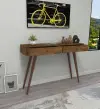 Silas Solid Wood Dresuar Console Table  - Walnut