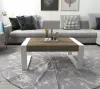 Robert Coffee Table - White & Walnut