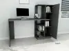 Severus Computer Desk with Shelves - Anthracite