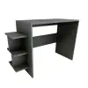 Vispo Computer Desk with Shelves - Anthracite