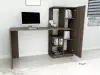 Severus Computer Desk with Shelves - Walnut