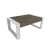 Robert Coffee Table - White & Walnut