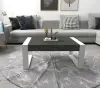 Robert Coffee Table - Anthracite & White