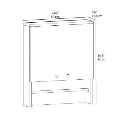 Roble Multi Purpose Cabinet - White