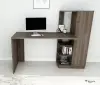 Severus Computer Desk with Shelves - Walnut