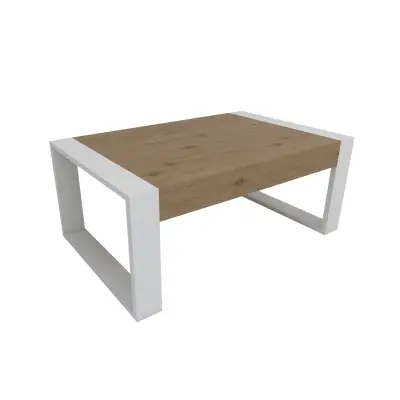 Robert Coffee Table - White & Oak