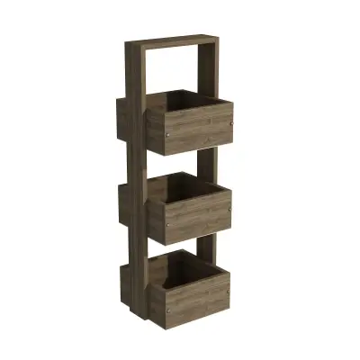 Mita Multi-Purpose Storage Cabinet Shelf - Walnut