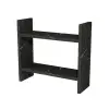 Free Freestanding and Wall Mountable Multi-Purpose Shelf - Black Marble