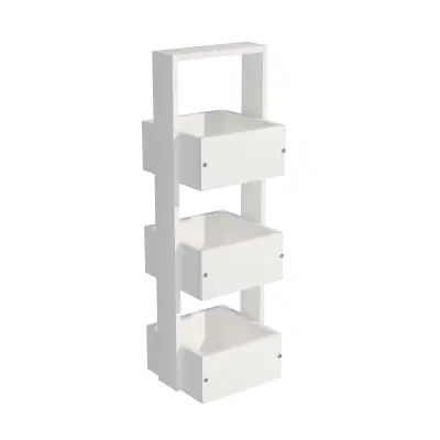 Mita Multi-Purpose Storage Cabinet Shelf - White