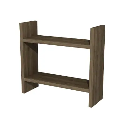 Free Freestanding and Wall Mountable Multi-Purpose Shelf - Walnut