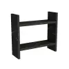 Free Freestanding and Wall Mountable Multi-Purpose Shelf - Black Marble