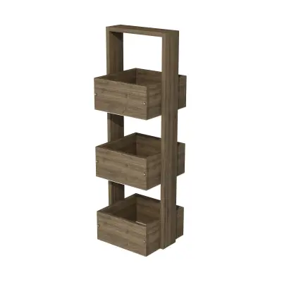 Mita Multi-Purpose Storage Cabinet Shelf - Walnut