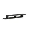 Eldon Floating TV Stand with Shelves - Anthracite