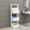 Mita Multi-Purpose Storage Cabinet Shelf - White