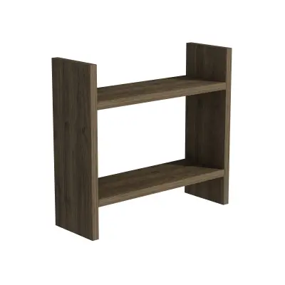 Free Freestanding and Wall Mountable Multi-Purpose Shelf - Walnut