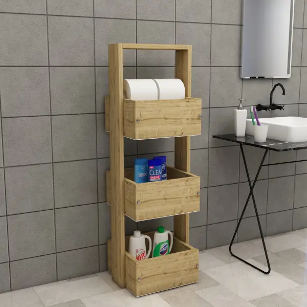 Mita Multi-Purpose Storage Cabinet Shelf - Sapphire Oak