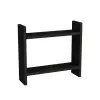 Free Freestanding and Wall Mountable Multi-Purpose Shelf - Black